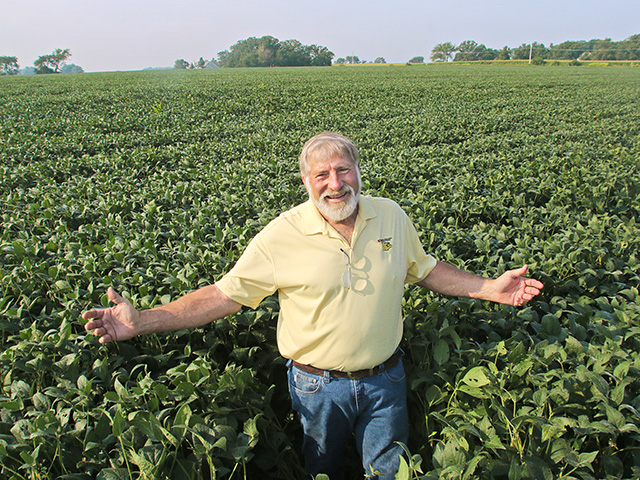 Research and observation from custom farming add money to Mike Cerny&#039;s bottom line. He says farm trials and volunteering with research organizations do, as well. (Progressive Farmer photo by Dave Tonge)